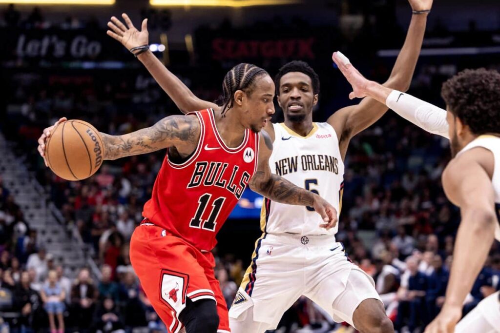 NBA: DeRozan e Vucevic decidem em vit&oacute;ria dos Bulls sobre os Pelicans
