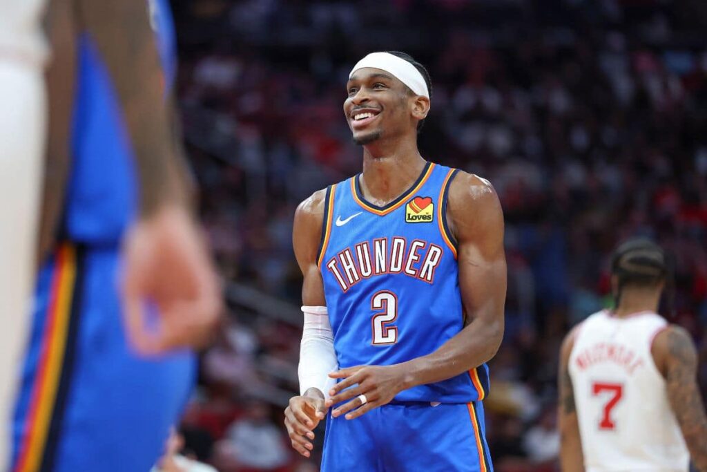 NBA: Shai brilha, Thunder bate Rockets fora de casa e vence quinta seguida