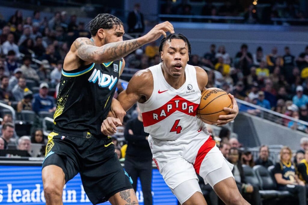 NBA: Scottie Barnes brilha e comanda vit&oacute;ria dos Raptors sobre os Pacers