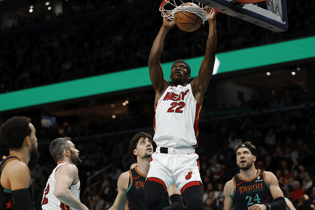 NBA: Heat vence Wizards de virada e afasta de vez a m&aacute; fase