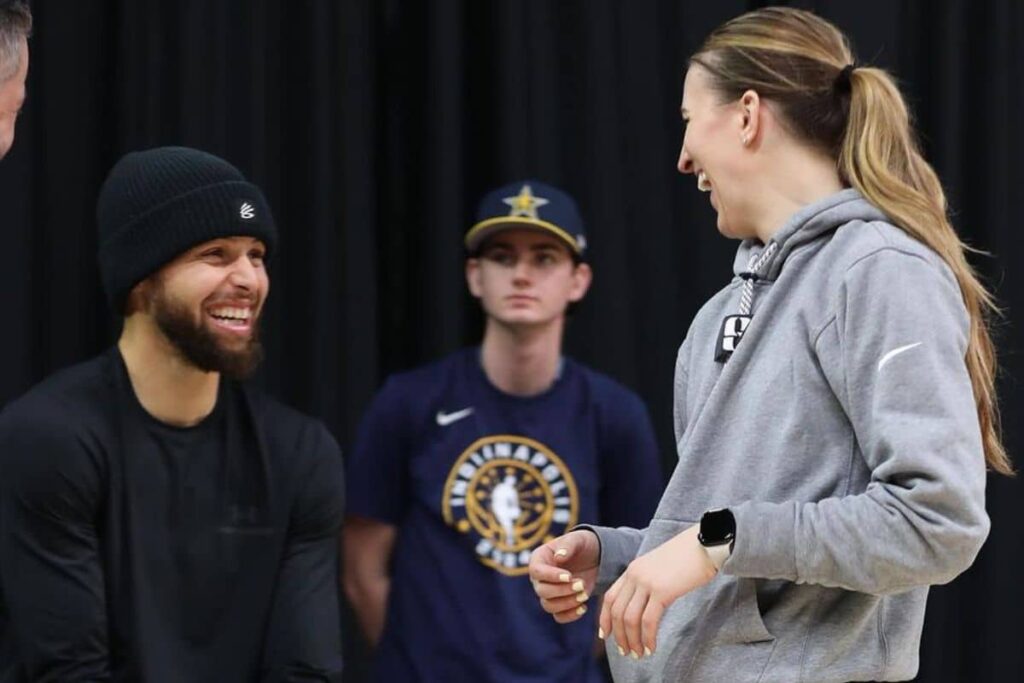 Sabrina Ionescu entrega &lsquo;jogo sujo&rsquo; de Curry: &lsquo;Tenta entrar na minha cabe&ccedil;a&rsquo;