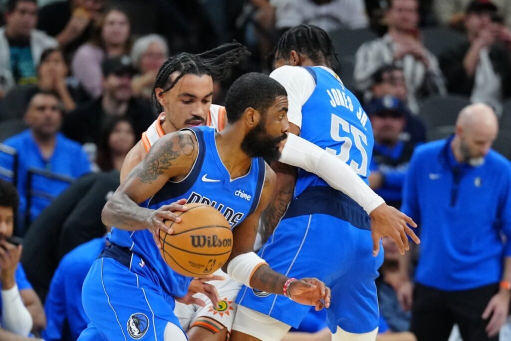 Irving x Wembanyama: experi&ecirc;ncia vence duelo emocionante para os Mavericks na NBA