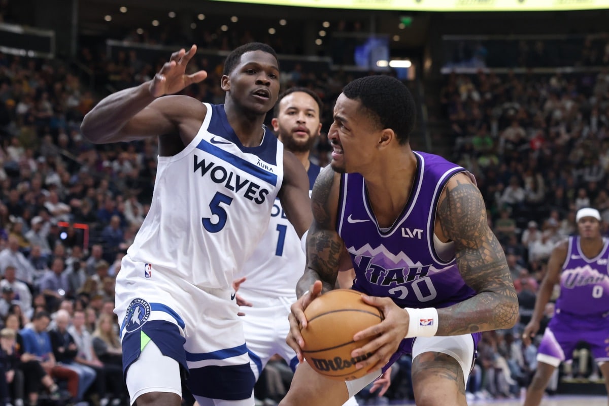NBA: Anthony Edwards ‘vinga’ companheiro de equipe em vitória dos Timberwolves