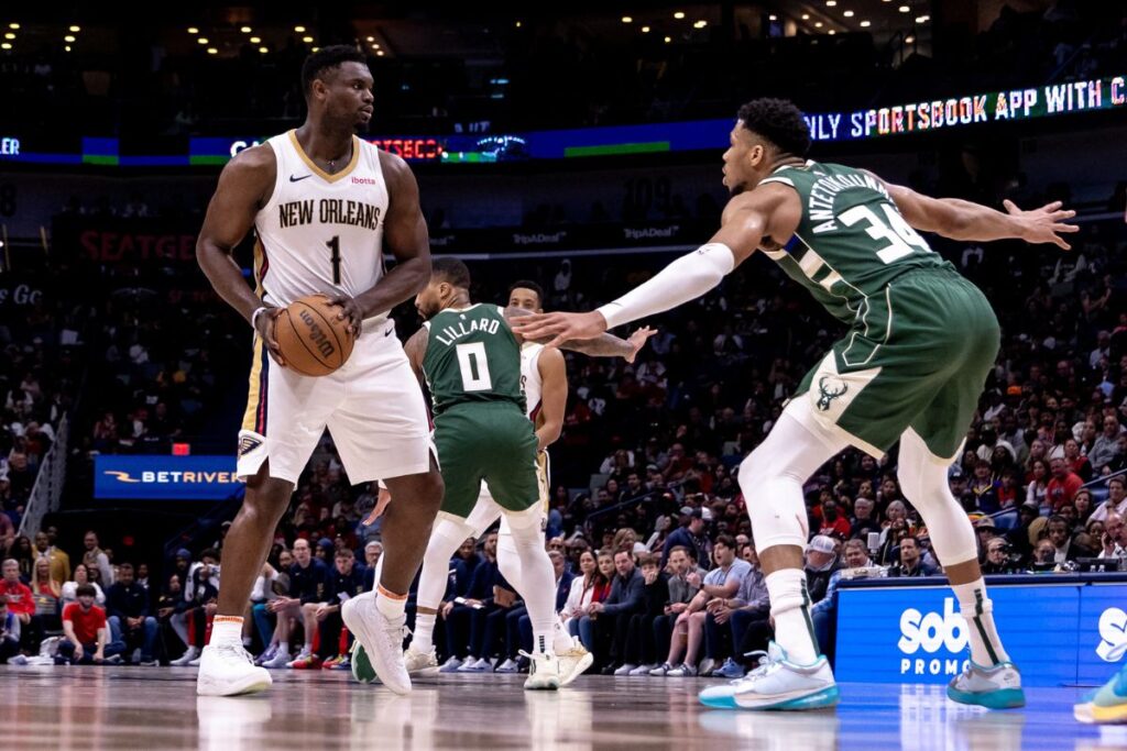NBA: Zion ofusca Giannis e comanda vit&oacute;ria dos Pelicans sobre os Bucks