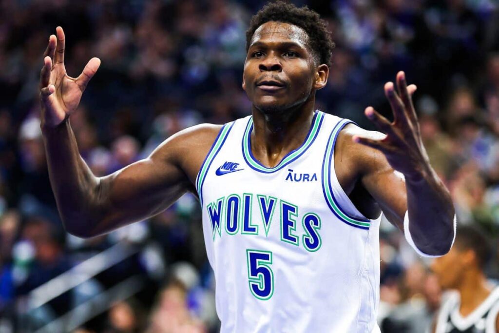 Anthony Edwards &lsquo;abandona&rsquo; jogo dos Timberwolves por motivo inusitado