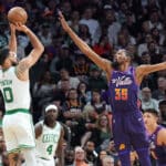 NBA: Kevin Durant brilha, mas Suns s&atilde;o eclipsados pelos Celtics no Arizona