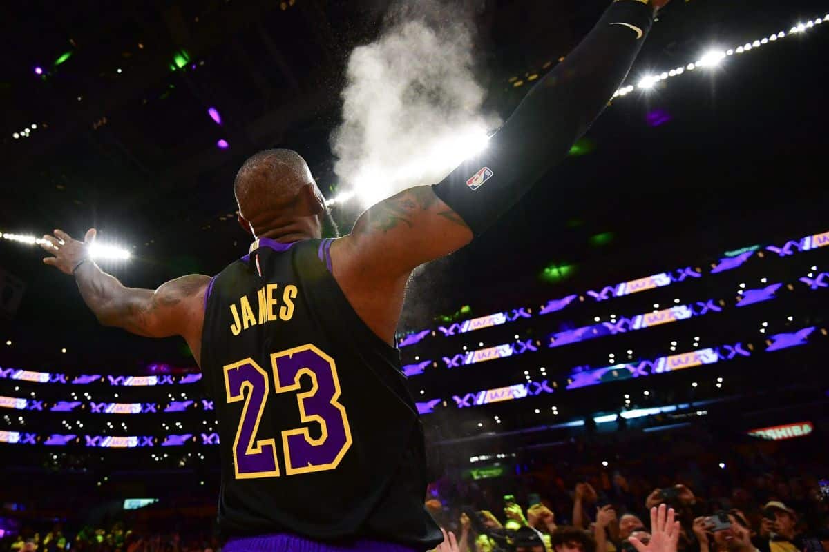 LeBron James, maior pontuador da hist&oacute;ria da NBA. Foto: Icon sport