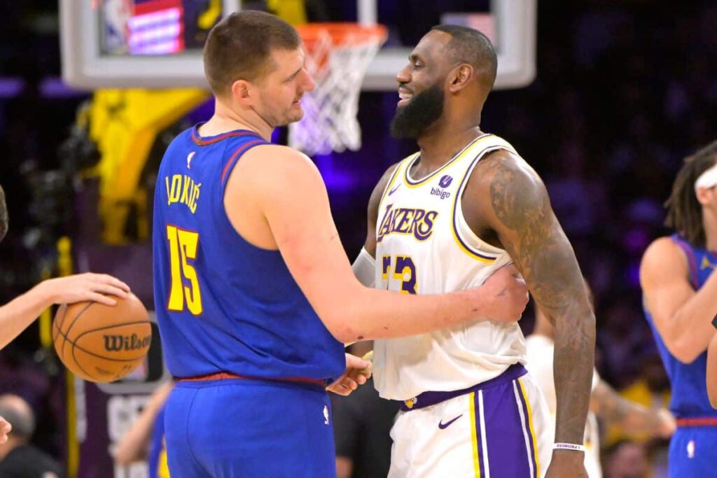 NBA: Estragou a festa? Jokic lidera vit&oacute;ria dos Nuggets em noite hist&oacute;rica de LeBron