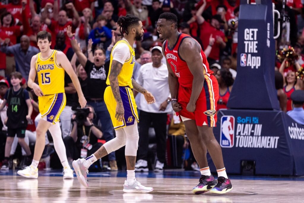 NBA: Zion vai do c&eacute;u ao inferno e Pelicans perdem para os Lakers