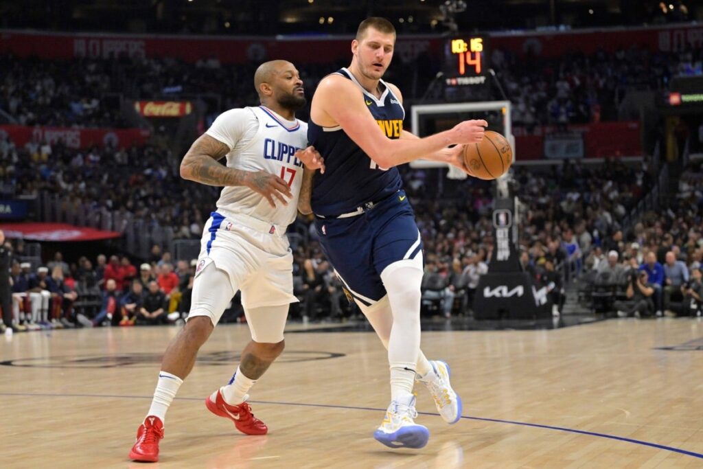 NBA: Veterano &lsquo;sem utilidade&rsquo; dos Clippers veta Jokic e garante vit&oacute;ria em Los Angeles