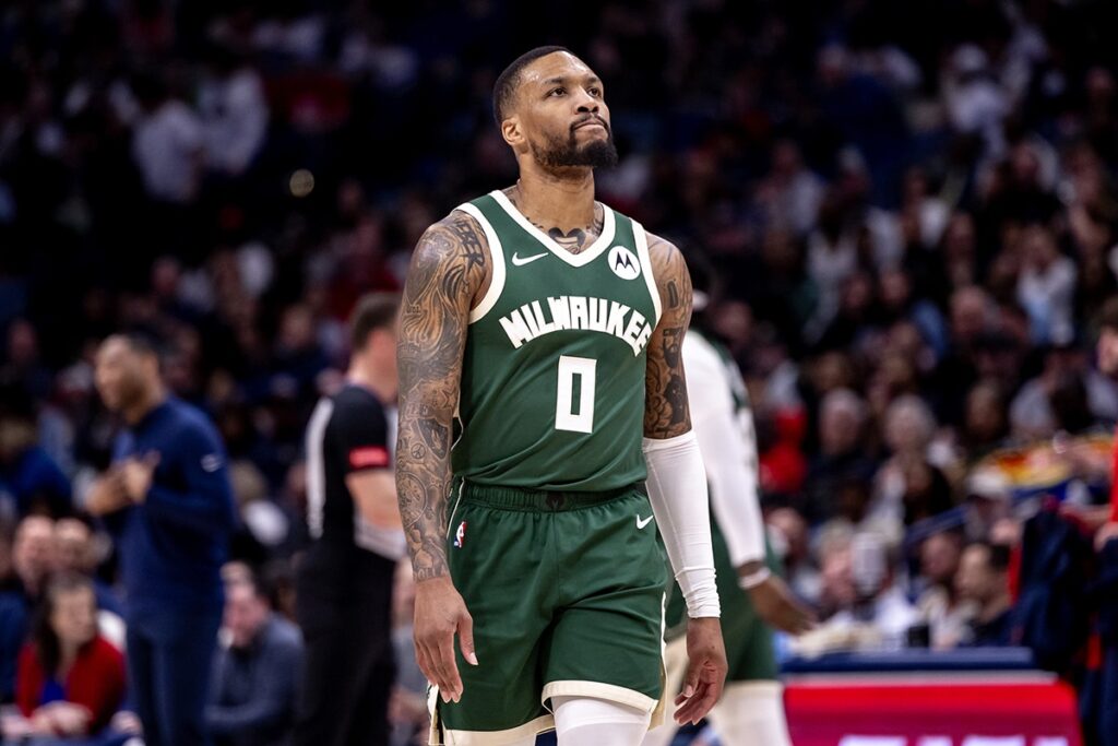 NBA Playoffs 2024: Lillard &eacute; desfalque dos Bucks no Jogo 4 contra os Pacers