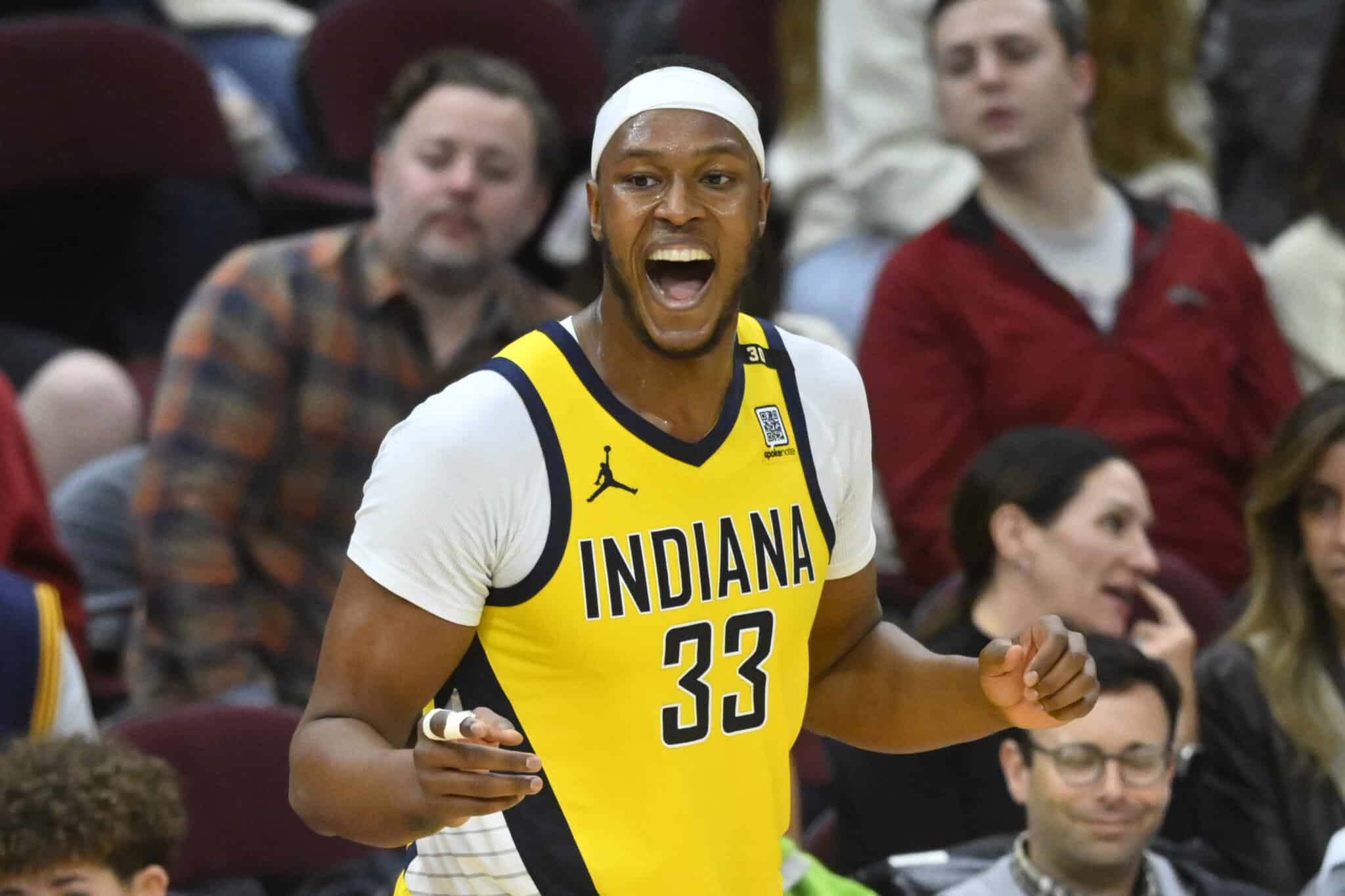 NBA: Myles Turner dita o ritmo da classifica&ccedil;&atilde;o dos Pacers contra os Hawks