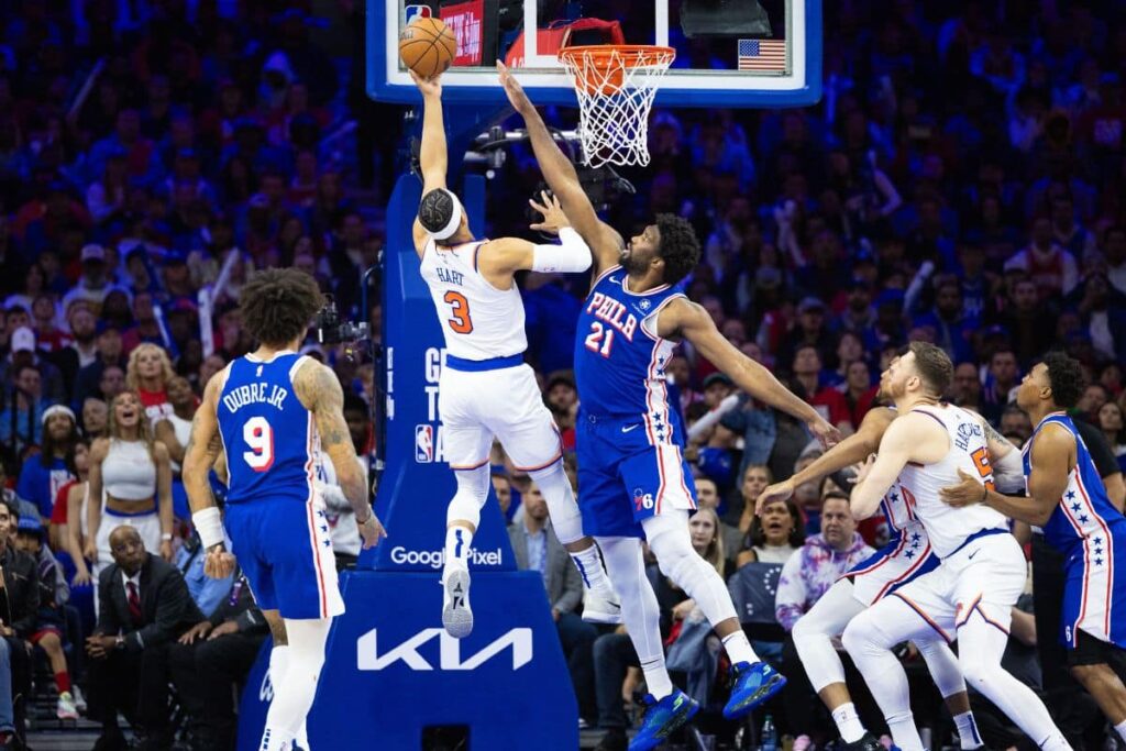 NBA Playoffs 2024: Sixers buscam empatar s&eacute;rie contra os Knicks no jogo 4