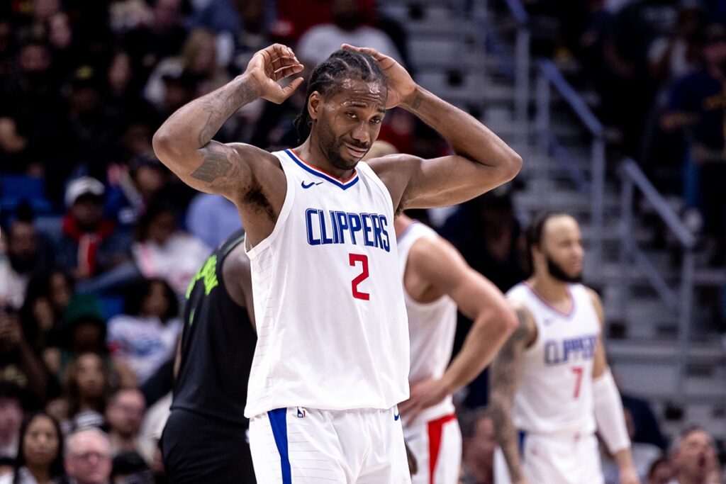 NBA Playoffs 2024: com les&atilde;o no joelho, Kawhi Leonard est&aacute; fora do Jogo 4 contra os Mavericks