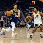 Sem Curry, Klay Thompson brilha e Warriors vencem Utah Jazz em casa