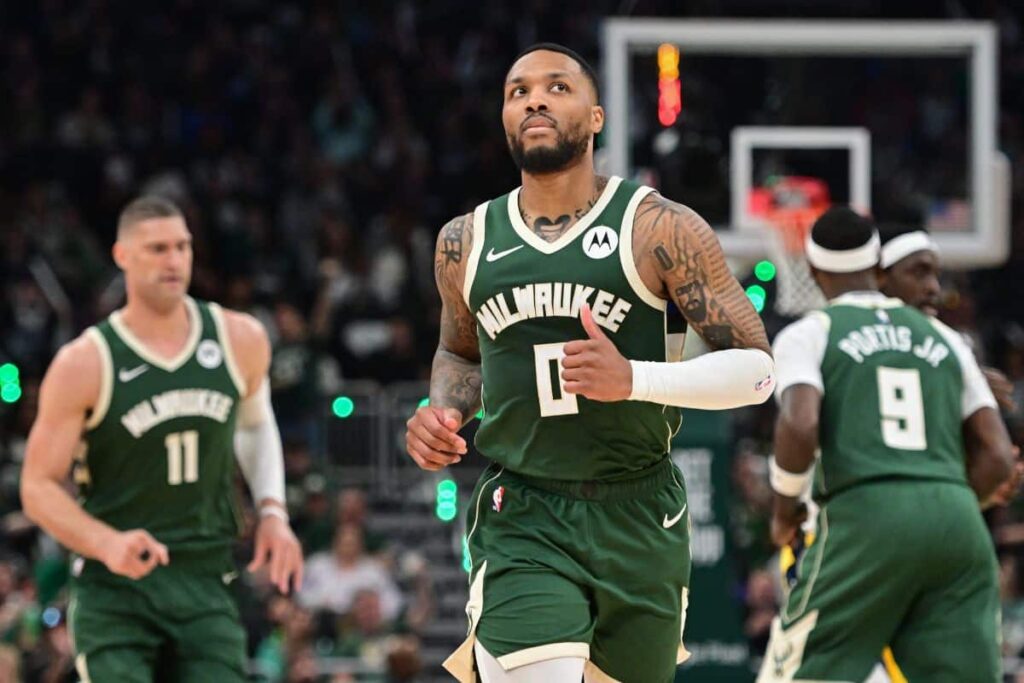 NBA Playoffs 2024: Lillard brilha com atua&ccedil;&atilde;o &eacute;pica em vit&oacute;ria dos Bucks sobre os Pacers