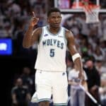 Edwards nega uso de oxig&ecirc;nio em Jogo 2 das Finais do Oeste NBA:&nbsp;&lsquo;Estava&nbsp;bem&rsquo;