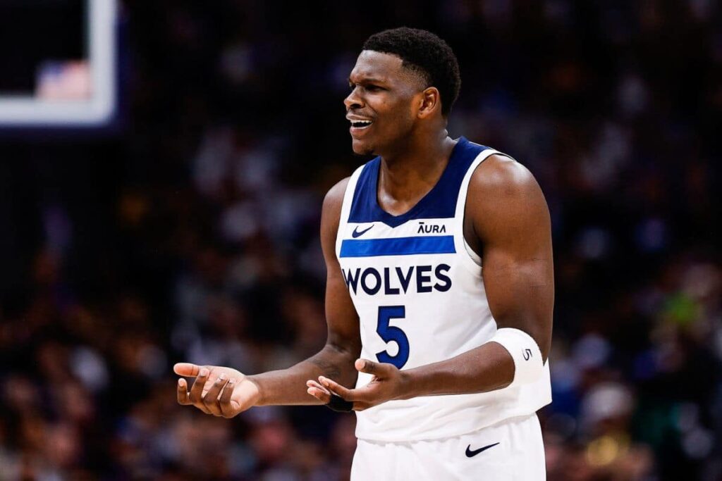 NBA Playoffs 2024: Anthony Edwards destaca companheiro de equipe contra os Nuggets