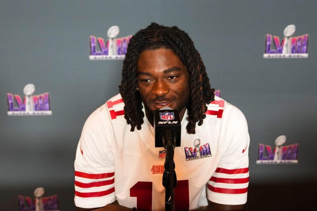 NFL: sem acordo, renovação de Brandon Aiyuk com os 49ers segue distante