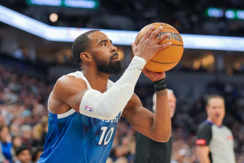 NBA Playoffs 2024: Mike Conley desfalca Timberwolves em jogo 5 contra Nuggets
