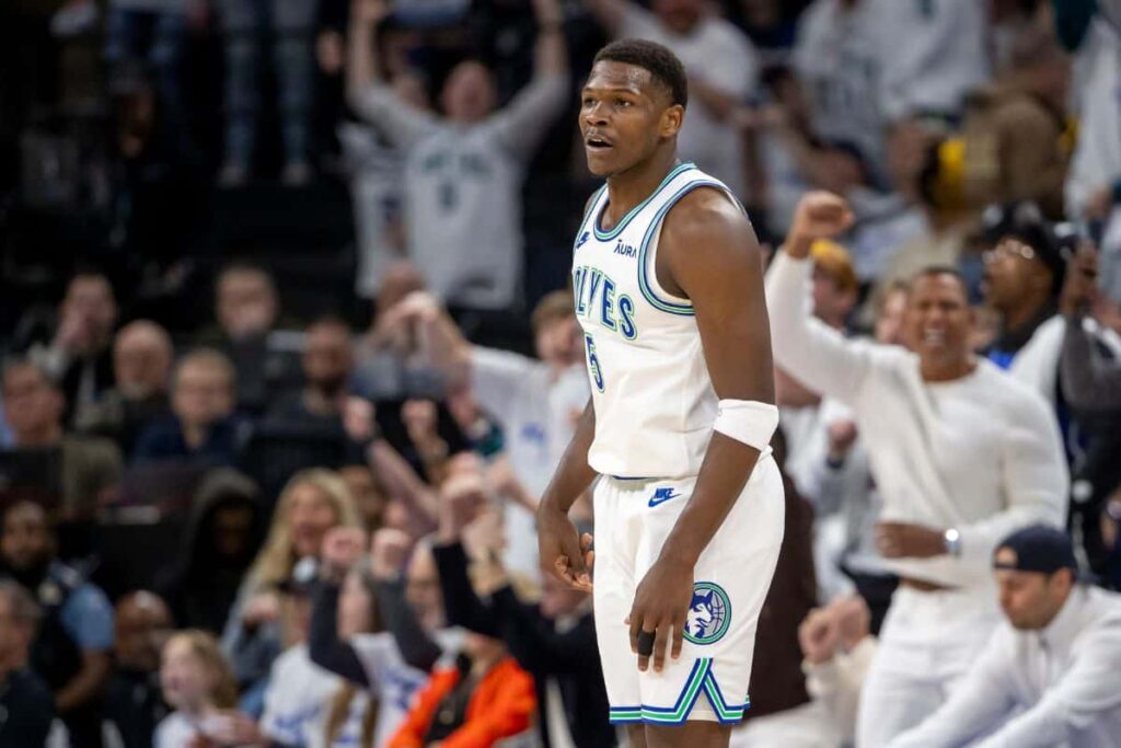 NBA Playoffs 2024: Anthony Edwards brilha, Timberwolves atropelam Nuggets e for&ccedil;am jogo 7